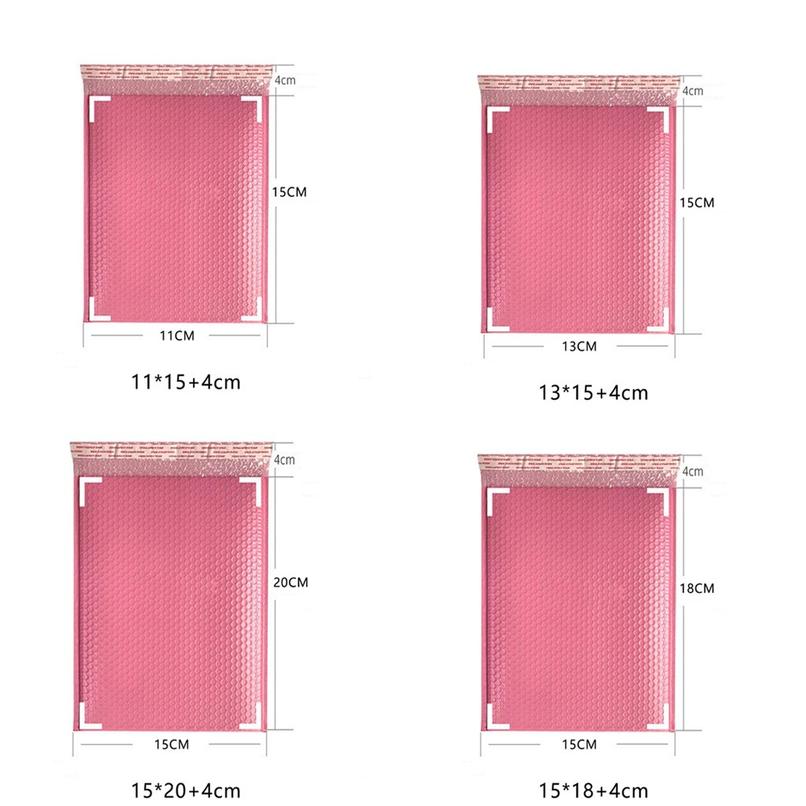 

50pcs Bubble Mailers Pink Poly Bubble Mailer Self Seal Padded Envelopes Gift Bags Packaging Envelope Bags bbyrMZ