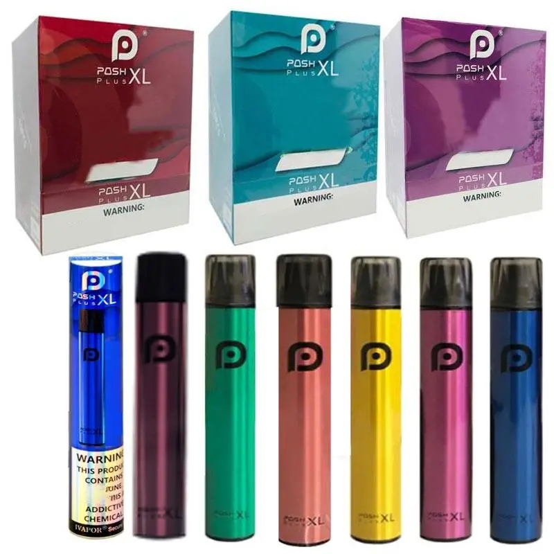 

New Prefilled Plus Posh Disposable Puff Pods Puffs Xxl Vape 1500 Xl Device VS Bang 5ML Dtukx, Black;red