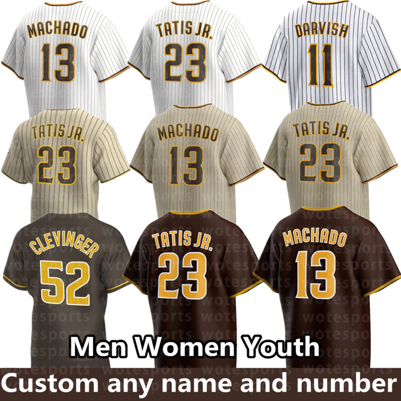 

23 Fernando Tatis Jr. Baseball Jerseys 13 Manny Machado Jersey 9 Jake Cronenworth 19 Tony Gwynn 29 Dinelson Lamet Men Women Youth Wil Myers Hosmer Eric Jersey, Men's color 8