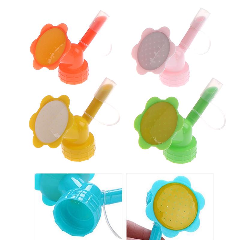 

Garden 2in1 Plastic Sprinkler Nozzle Watering Sprinkler Potted Plant Watering Tool Can For Waterers Bottle Garden Tool, Yellow