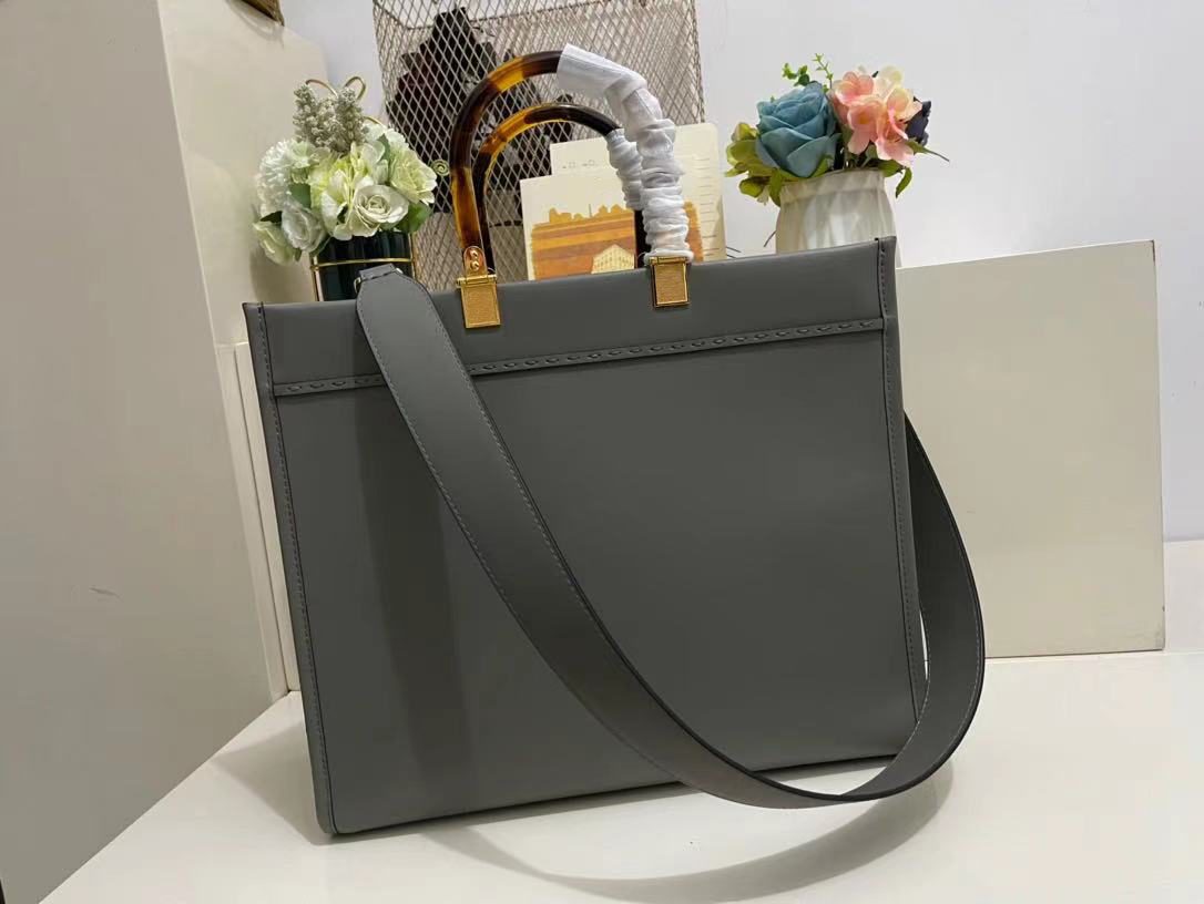

Sunshine Medium Tote original style high quality Women Leather single Shoulder crossbody bags big shopper Bags Classic print handbags purse, Green