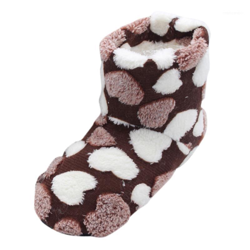 

Cotton Printed Love Cute Boots Women Winter Casual Suede Round Toe Flat Plus Keep Warm Ankle Boots For Women Chaussures Femme1, Blue