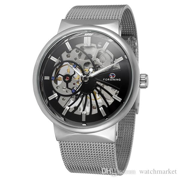 

Hot New Model Hight Quality Men Watch Stainless Steel Watches 2813 Automatic Mechanical Movement Wristwatch Sapphire Glass Watch