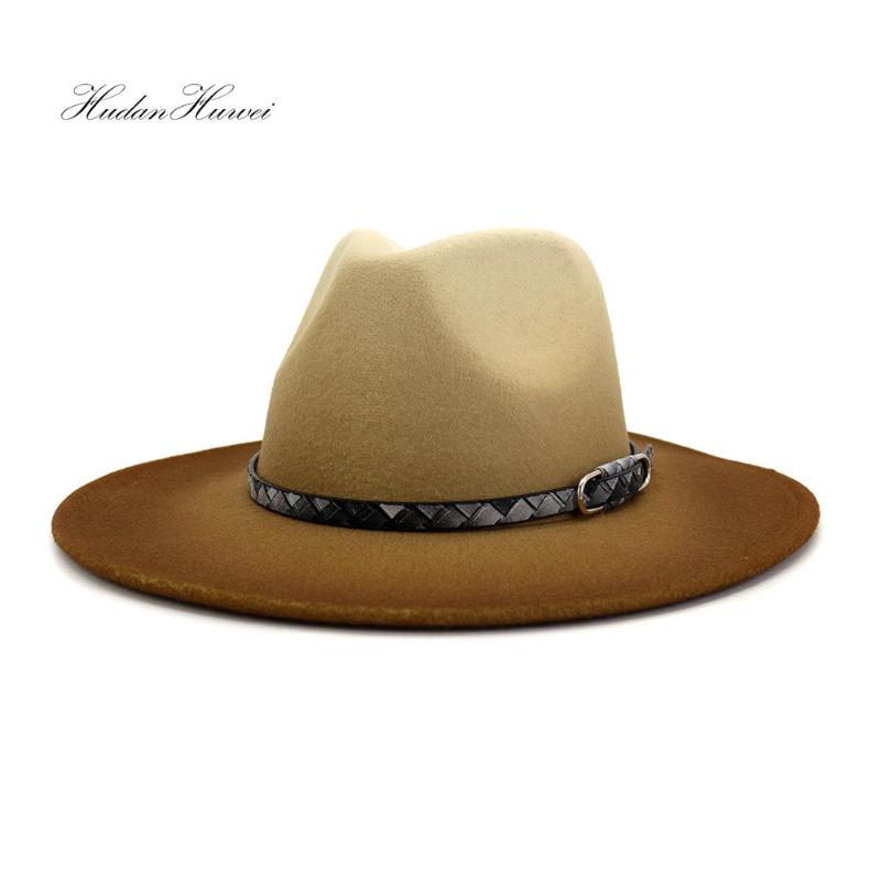 

New Arrivel Spray Painted Wool Felt Fedora Hat for Women Men Casual Fashionable Party Holiday Gift Hat, Green