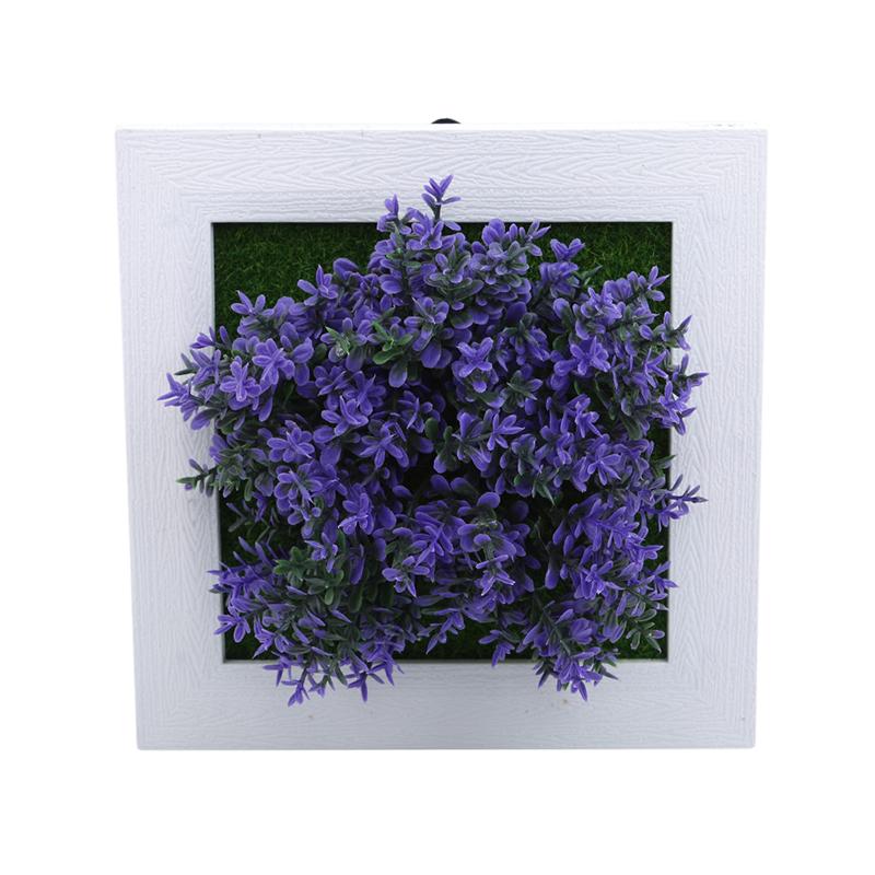 

Modern Pastoral Simulation Succulent Plants Potted Photo Frame Wall Decoration Artificial Flowers Plant Wall Home Decoration