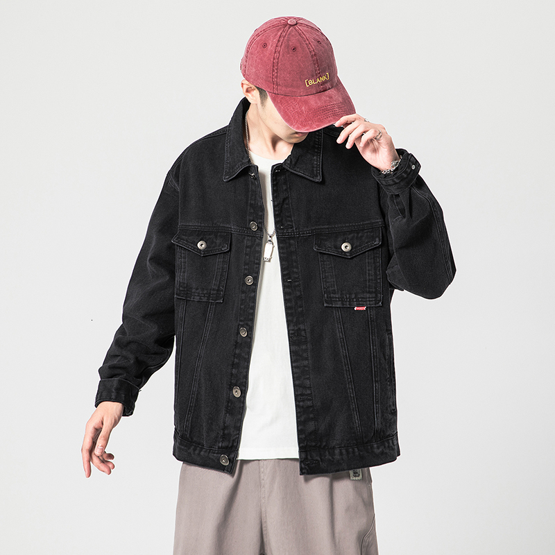 

2021 New Denim Jeans Black Autumn Blue Spring Fashion Male Jackets Outward Big-size Clothes 6DOU, 2130 1
