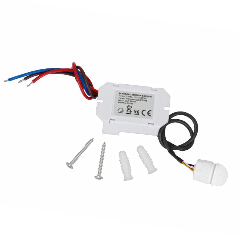 

IR Infrared Body Motion Sensor Automatic Light Lamp Control Switch 110V 240V New