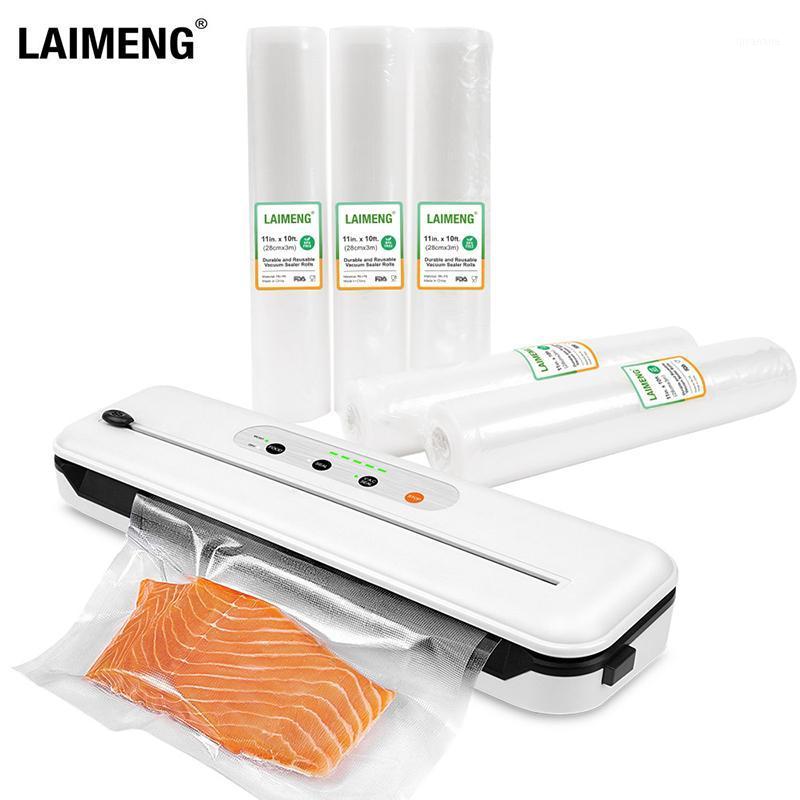 

LAIMENG Portable Vacuum Sealer Sous Vide Vacuum Package Machine For Kitchen Storage Sealer bags Foil S2831