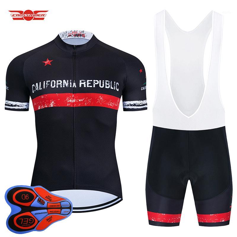 

2020 California bear Cycling Jersey Set Men'S Black Cycling Wear Bike Clothes Bicycle Clothing MTB Clothing Kit1, Only jersey