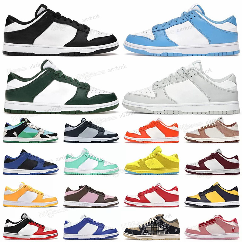 

2022 Designer mens shoes sneakers white black Grey Fog UNC University blue low platform Syracuse Michigan sail sbdunk trainers sports dunksb Jogging Walking shoe, Original box