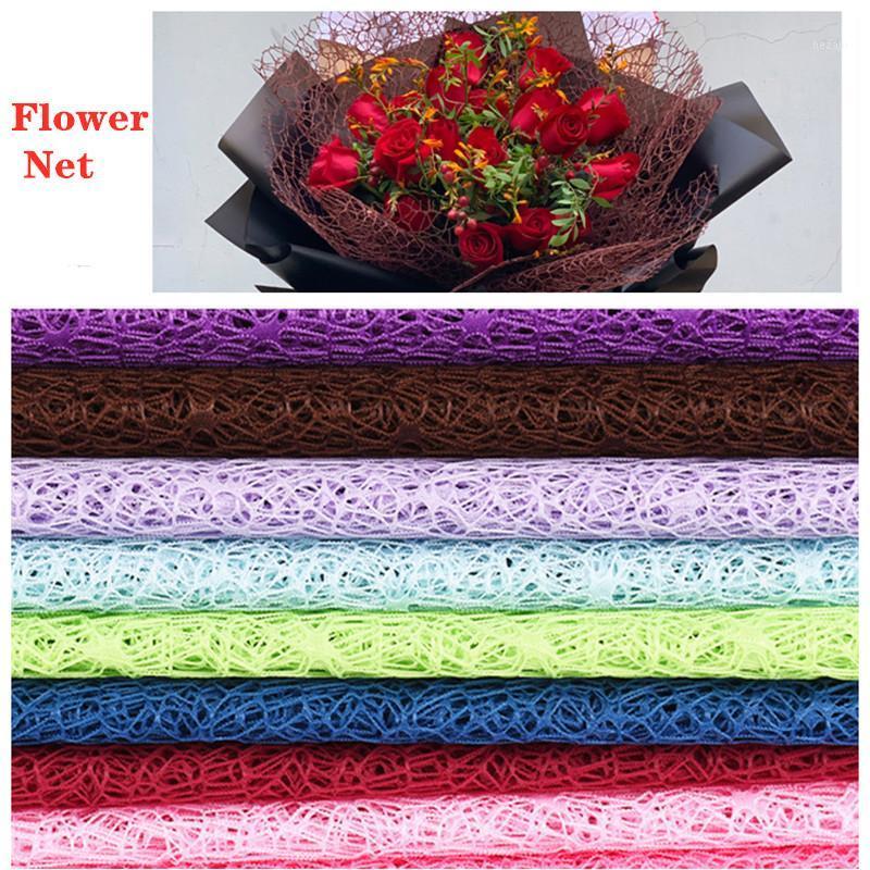 

Rose Flower Wrapping Paper Net DIY Kraft Paper Bouquet Flower Shop Supplies Wedding Decoration Material Packaging 50cm * 70cm1