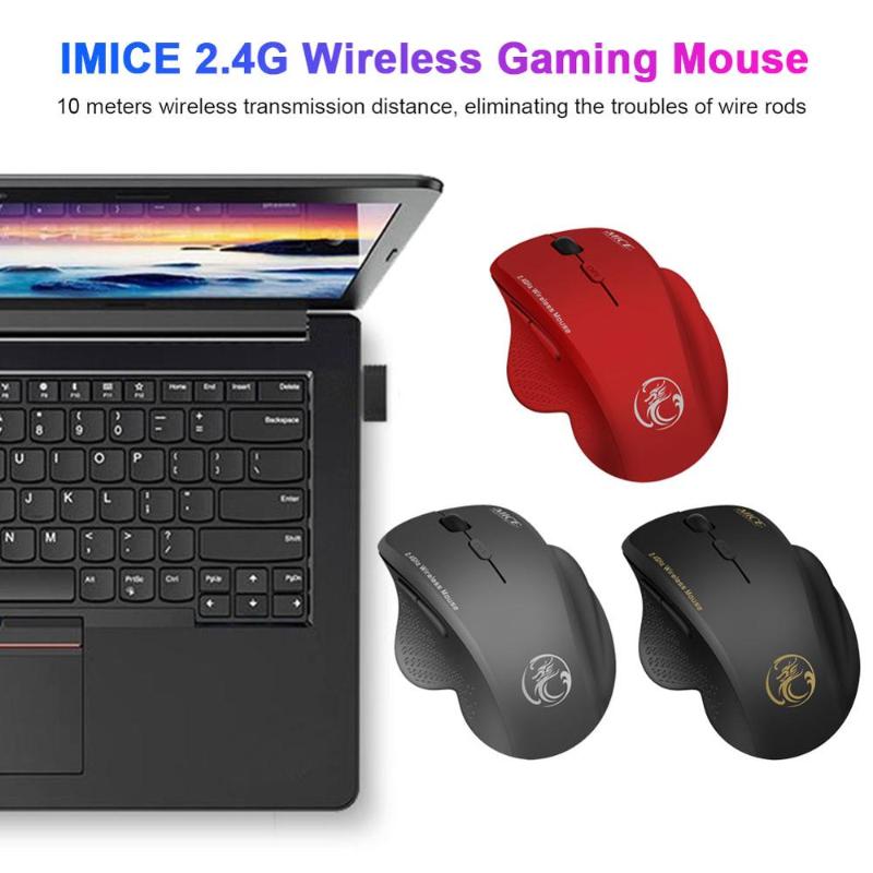 

Wireless Mouse Ergonomic Computer Mouse PC Optical Mause with USB Receiver 6 Buttons 2.4Ghz Wireless Mice 1600 DPI For Laptop