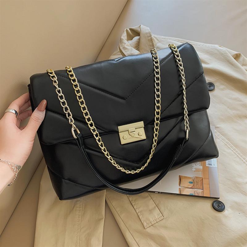 

Crossbody Bag For Women Fashion Sac A Main Female Shoulder Bag Female Handbags And Purses With Handle flaps, Black