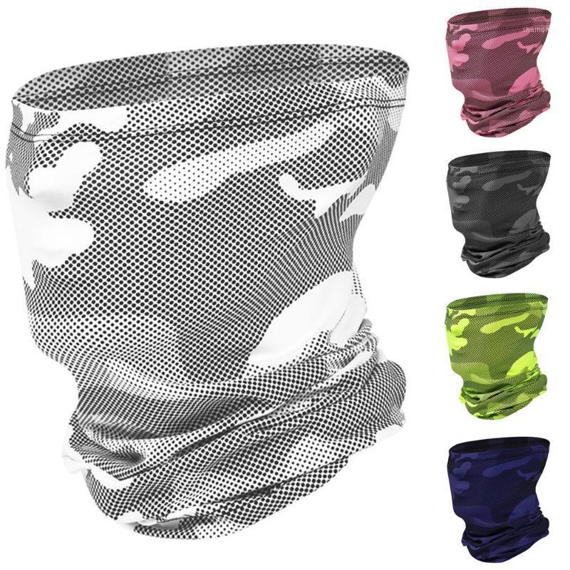 

Ice Silk Camouflage Sport Face Mask Sunscreen Neck Gaiter Headwear Sports Scarf Bandana Balaclava Headband In stock1, Pink