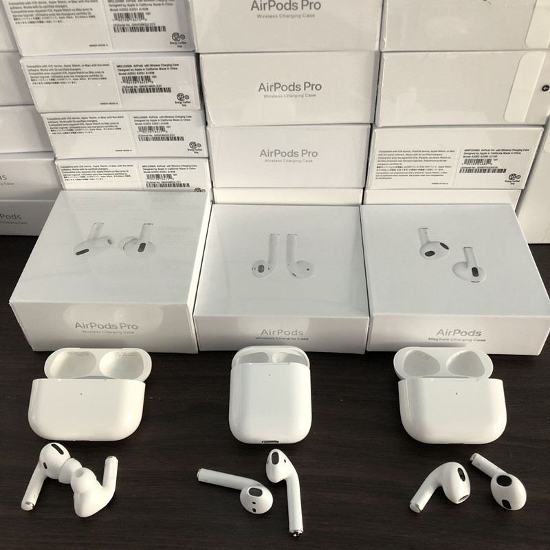 

AirPods Pro airpod 3 airpods 2 wireless Earphones Earphone Valid serial number 3rd generation headphones GPS noise reduction ap2 AP3 pods 2n