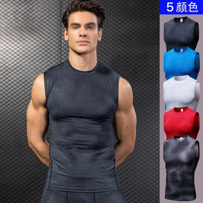 

Fitness 2020 Gyms Camouflage Tank Tops Men Elastic Vest O-Neck Gyms Tank Top Men Sleeveless Shirts Muscle Fitness Tops1, Grey