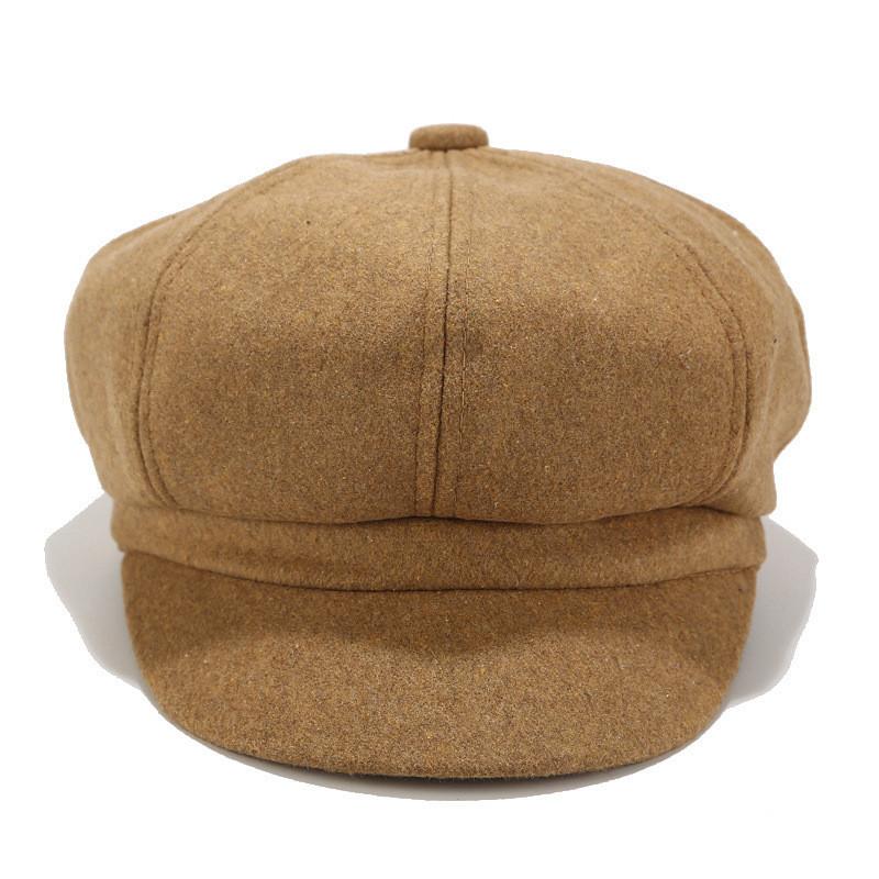 

Cotton Women Beret Autumn Winter Octagonal Cap Hats Stylish Artist Painter Newsboy Caps Black Grey Beret Hats sombrero mujer, Pink