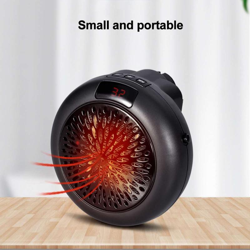 

Electric Desktop Heater 1000w Mini Heater Fan Portable Warmer for Indoor Heating Camping Any Place Adjustable Air Warmer