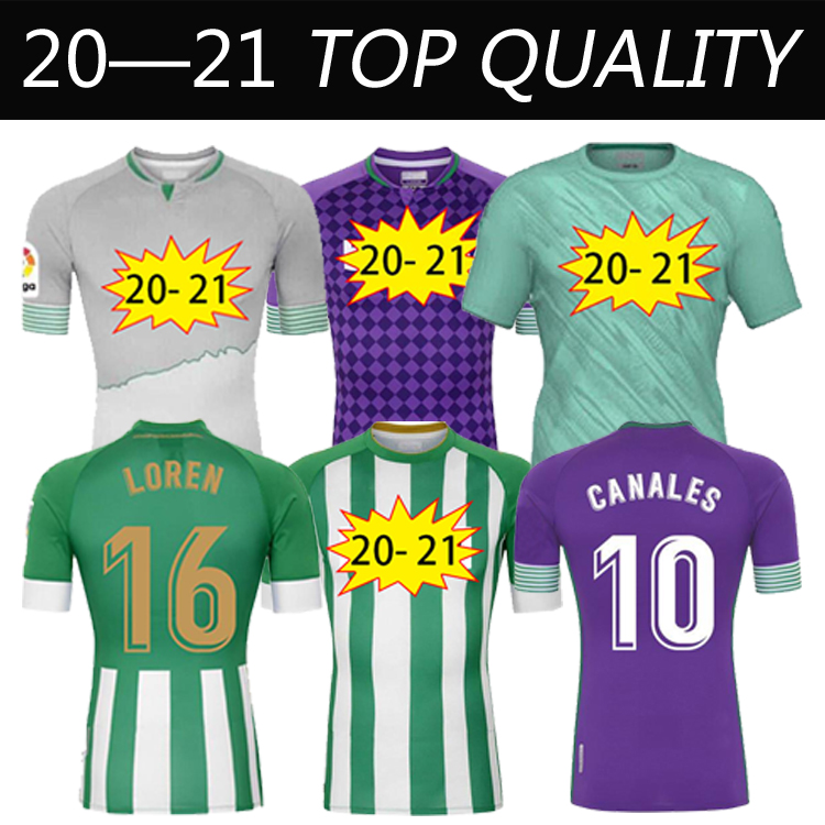 

2021 Top quality REAL Betis Football Jersey JOAQUIN Loren BOUDEBOUZ BARTRA home away 3rd Training suit CANALES Commemorative Edition Fekir 8, Away suit