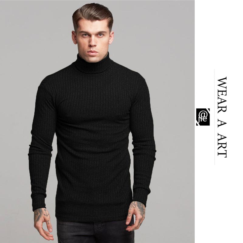 

Men Skin T-shirt Top Man Long Sleeve Clothes Boy Knitwear Sweater Simple Pure Color Casual Sport Gym Spring Thin Close-fitting Fashion New, White