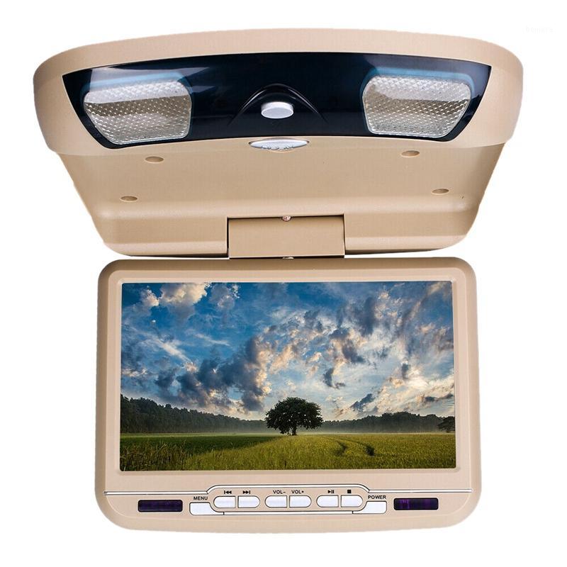 

9 Inch Car Roof Ceiling Mount Flip Down LED Digital Sn DVD Player USB SD MP5 IR FM Transmitter Speaker Game1