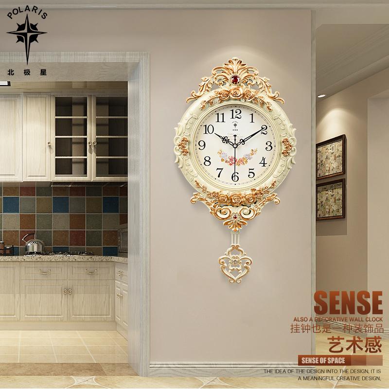 

Large Gold Wall Clock Modern Design Luxury Living Room Nordic Wall Clock Modern Design Creative Zegar Scienny Home Decoration