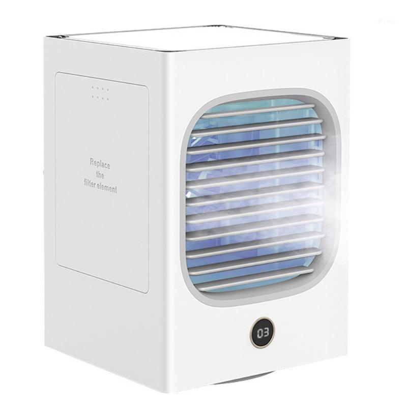 

Shaking Head Water-cooled Air Conditioning Fan Integrated Humidifier Home Bedroom Mini Large Capacity Usb Atomizer1