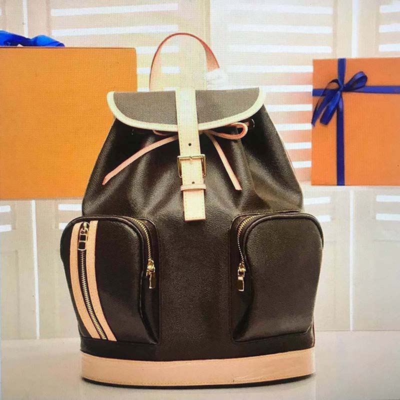 

M40417 BOSPHORE Backpack For womenTravel Walking Bag Classic Flower Man luxurys Shoulders Bags Taurillon Leather Men Day Packs Backpack, 31x38x11 cm