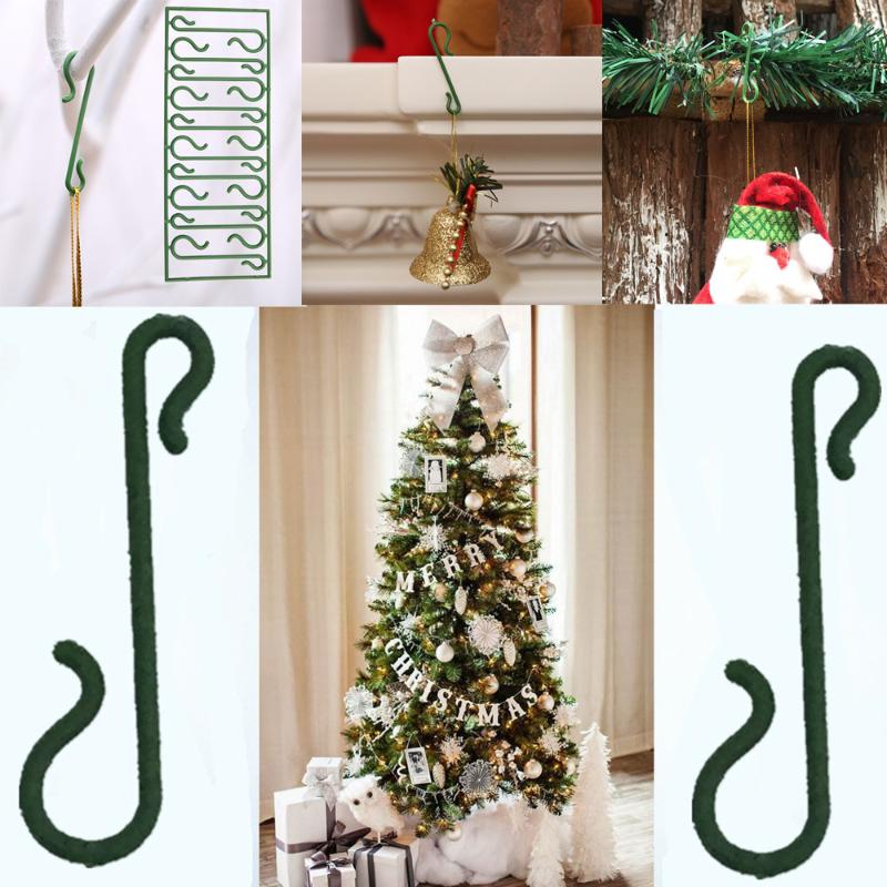

20/50/100pcs Christmas Ornaments S Shape Hooks Christmas Tree Decoration Multi Purpose Holders S Shape Hook L*5