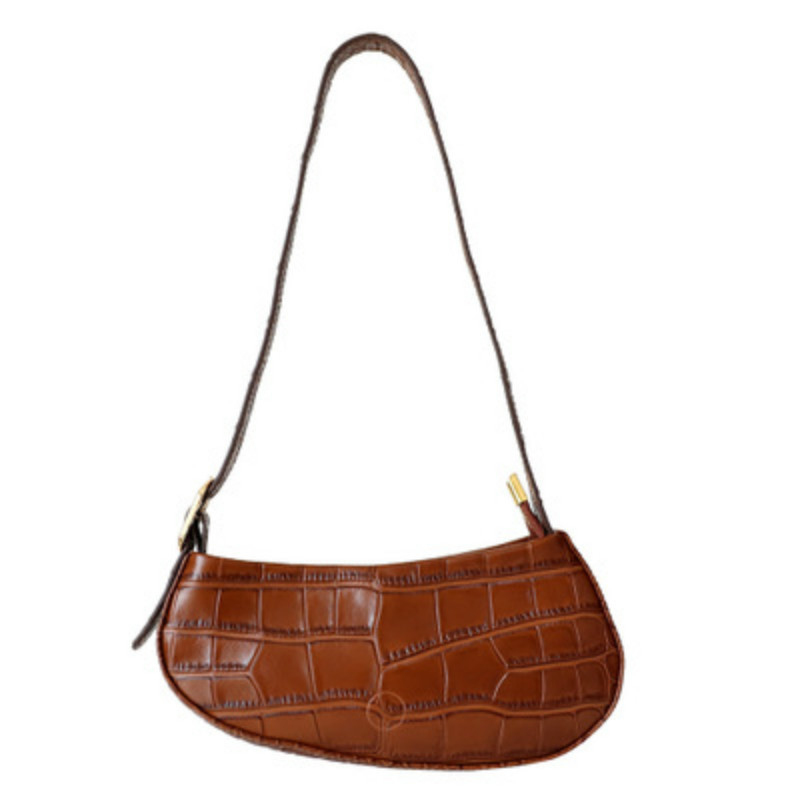 

Leather natural crocodile pattern underarm simle baguette bag 2020 new arrival shoulder girl, Other