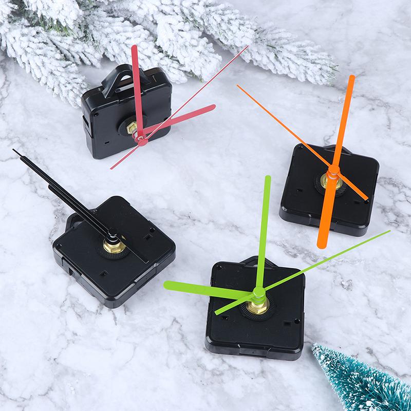 

1Set Silent Clock Colorful Hands Quartz Wall Clock Mechanism Movement Repair Replacement Parts Clockwork Parts