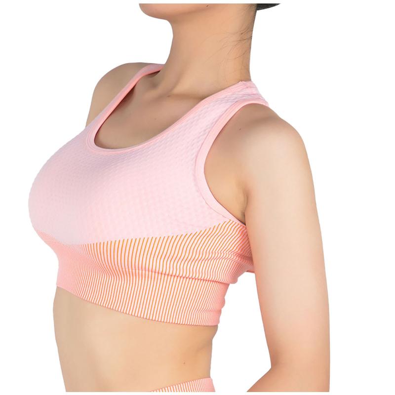 

Women Sport Bra Fitness Top Running Fitness Gathered Tight High Elastic Tank Top Women Yoga Crop Sports Bra Yoga Underwear, Black