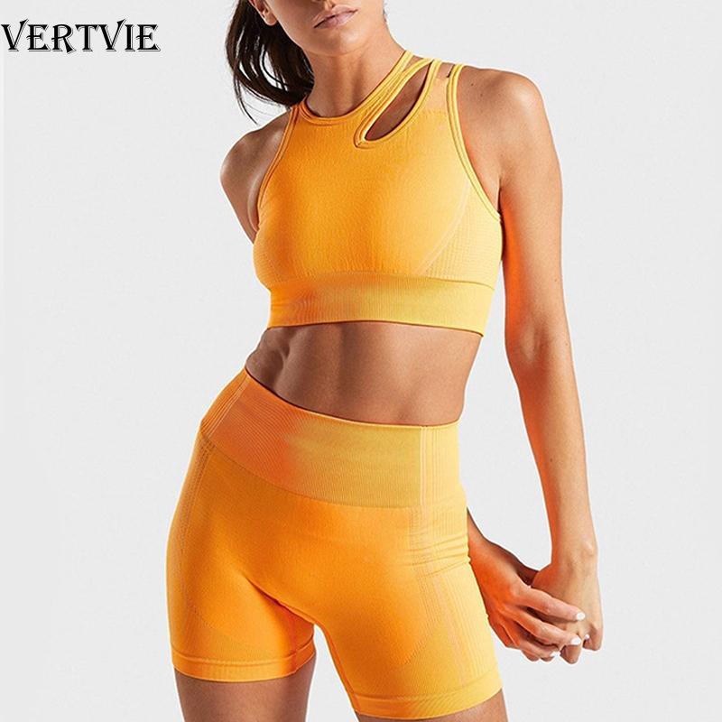 

Women Tracksuit Solid Yoga Set Hollow Out Running Fitness Jogging Tops Shorts Sports Suit Gym Sportswear Workout Clothes1, Black