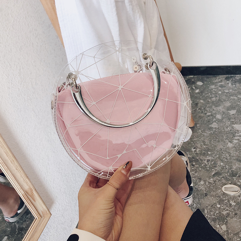 

Little Transparent Woman Jelly Beach Summer Fashion Casual Shoulder Bag of 60tmb 5l8g, Blue