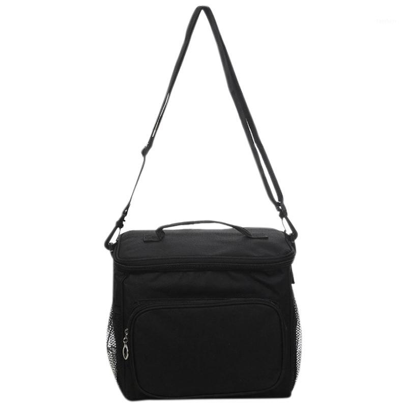 

Lunch Bag Thicken Nylon Cooler Lunchbox Cooler Picnic Bags for Women Thermal Lunch Box Commuter Box Snack Pack1, Black