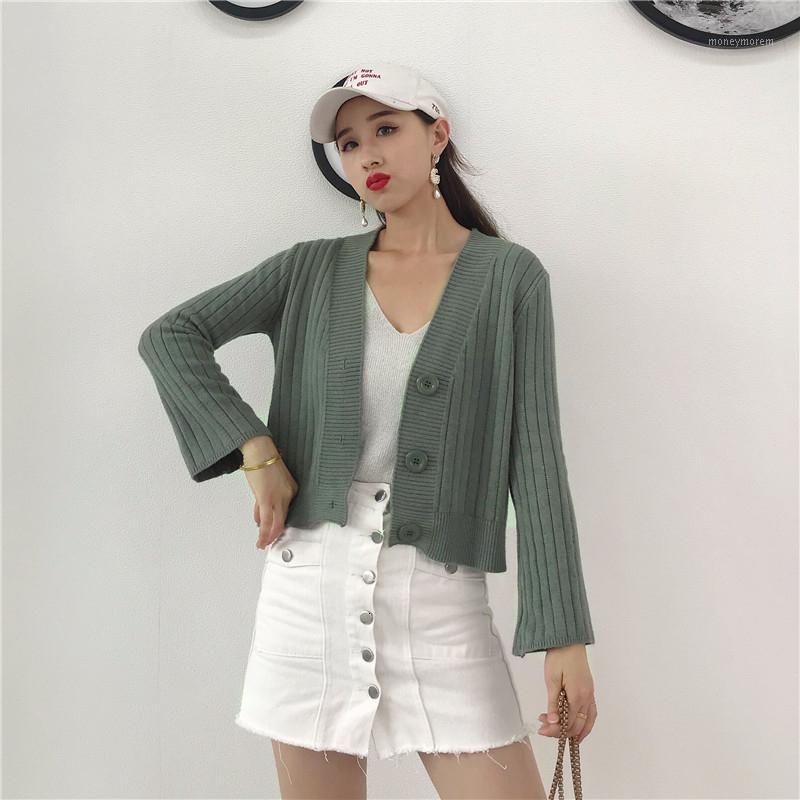 

Spring and Autumn Women's Knitted Sweaters South Korea Autumn and Loose Short Skirt, Neck Tight Clothes, Tight Bodice1, Black