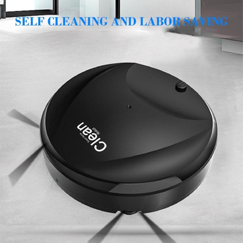

3 in 1 Ultra Thin Design USB Charging Smart Microfiber Auto Robotic Mop Floor Robot Vacuum Cleaner Robot Cleaning Device