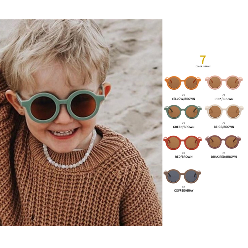

Cute New INS Kids Baby Sunglasses girls boys Kids Sun Glasses Candy Color Cat Eye Sunglasses Children Shades For Children UV400