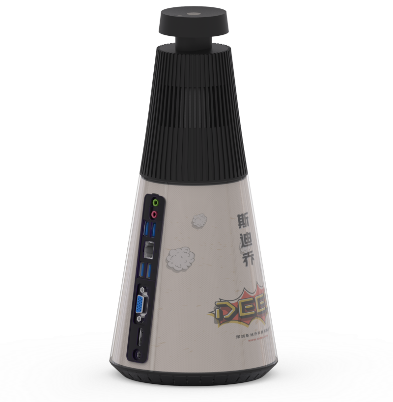 

Core 7500U Mini windows 10 Computer with loudspeaker LPDDR8G HD VGA dual display support Msata HDD household win10 HTPC