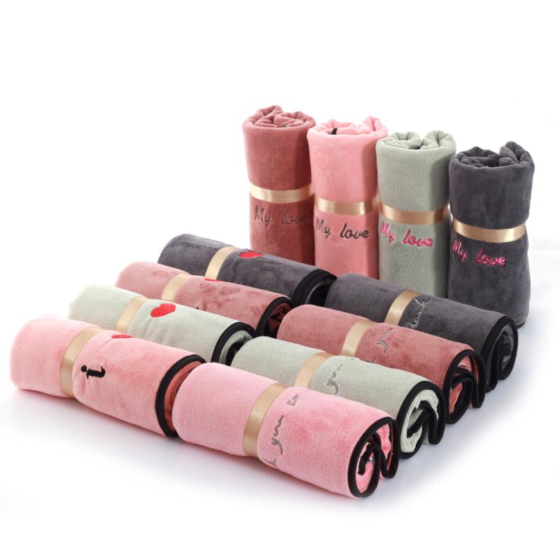 

Gift Box Three Pack Factory Wholesale Soft Quick-drying Hair Home Face Towel Gift Box, 11