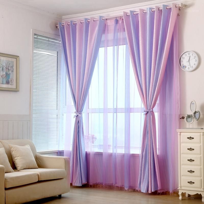 

kitchen curtain modern brief rustic shade cloth curtain sheer tulle blinds curtains for children bedroom free shipping1, Purple tulle