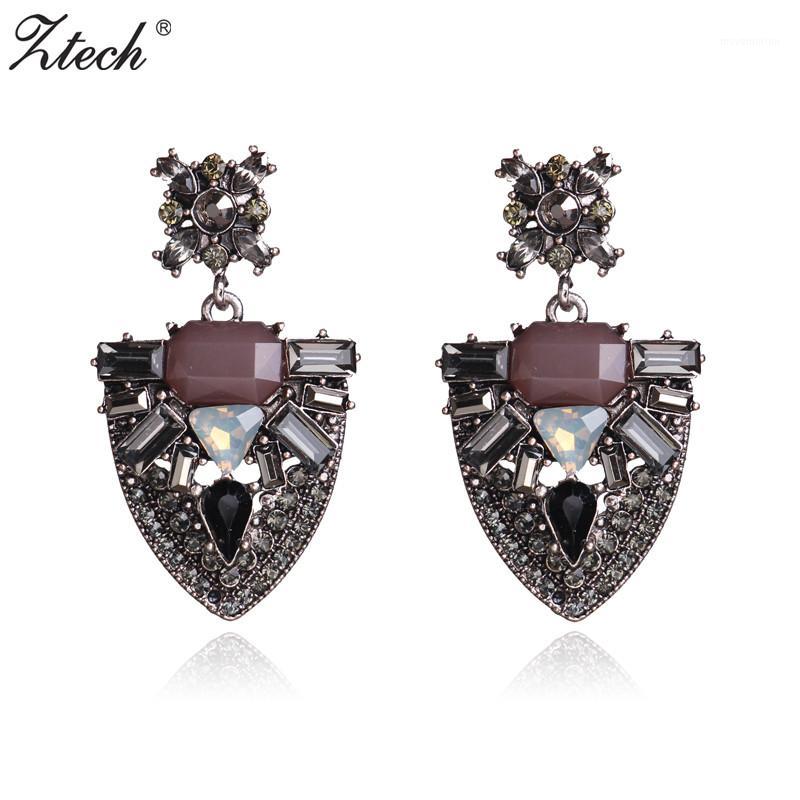 

Ztech Water Drop Crystal Dangle Earrings Wedding Women Long Hanging Earrings Statement Jewelry Handmade Boho Accessories Gifts1