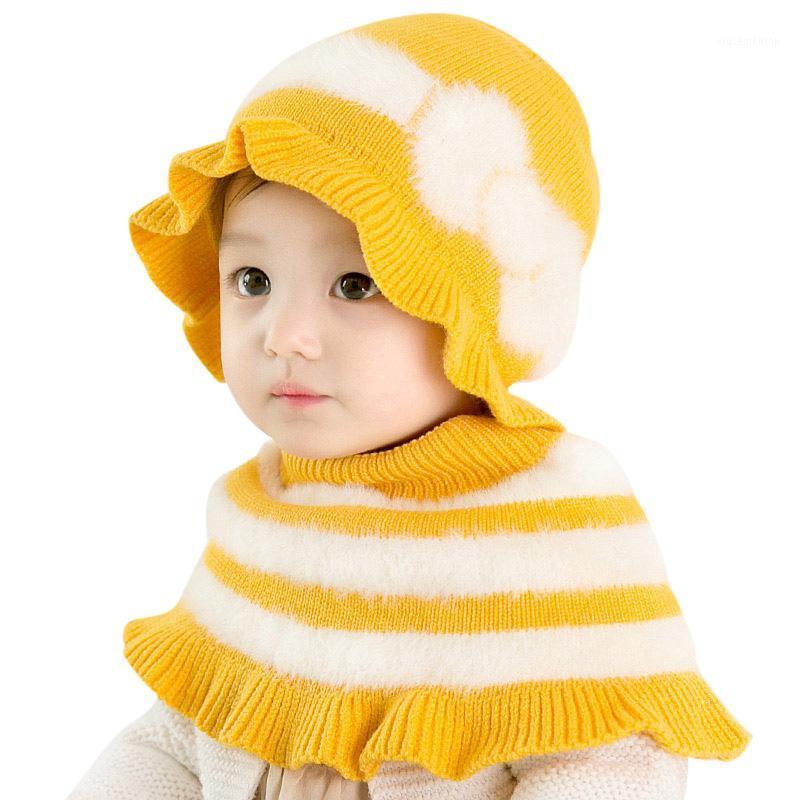 

Baby Warmer Shawl Bowknot Design Hat 8-28M Infant Cotton Collar Scarves Neckerchiefs Headwear Set Winter Warmers1, Gray