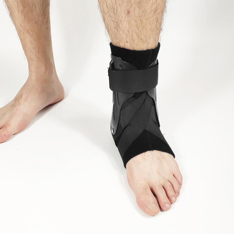 

Fixed Polyester Sports Ankle Support Elastic Pressure Running Basketball Ankle Brace - Size (34-37, Black
