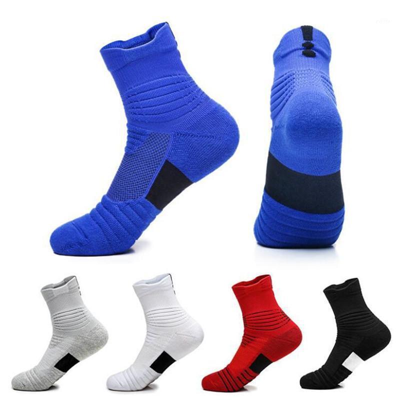 

39-45 Yards Outdoor Cycling UnisexBasketball Running Anti-Slip Sports Soccer Boat Socks1, Black