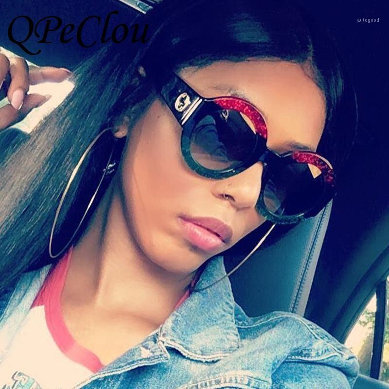 

Sunglasses QPeClou Brand Round Women Fashion 2021 3 Colors Sun Glasses Female Gradient Ladies Shades Eyewear1