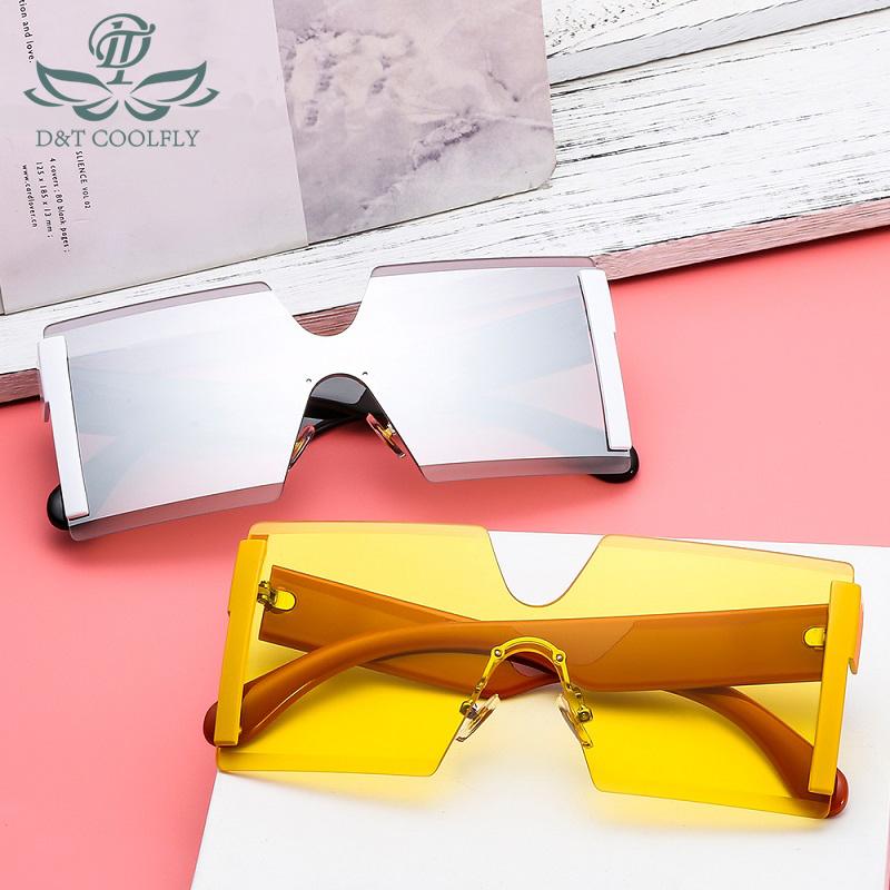 

2020 New Fashion Rectangle Sunglasses Women Men Square Color Lens PC Frame Brand Designer Vintage Luxury Party Sunglasses UV400