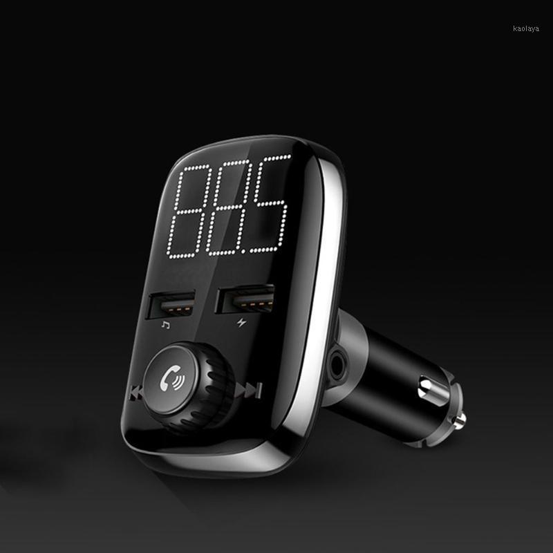 

Bluetooth Car Kit Hands Free FM Transmitter Dual USB Charger Bluetooth Handsfree Wireless Car Mp3 Music Player1