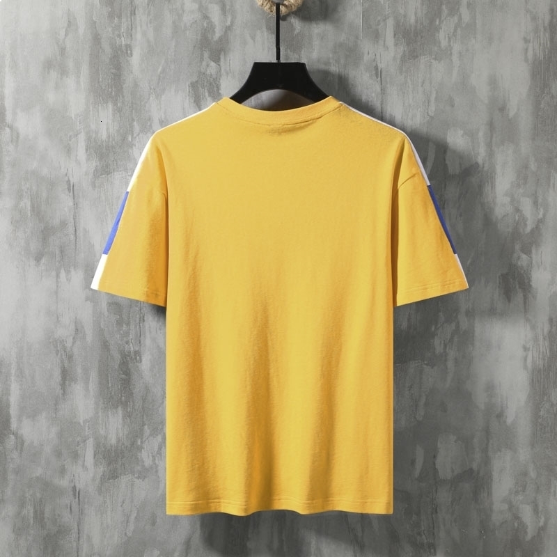 

T-shirt 2021 New of Men in Short Sleeves Summer Cotton Size Asian -3xl Superior t Gym Shirt Quality K314 ZXFX, Black