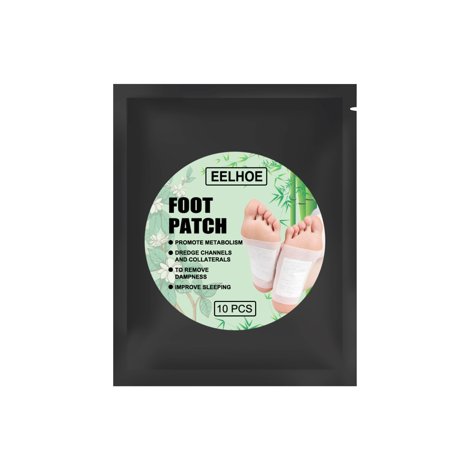 Free freight eelhoe Natural foot care patch dehumidification conditioning foot therapy-image-750632511